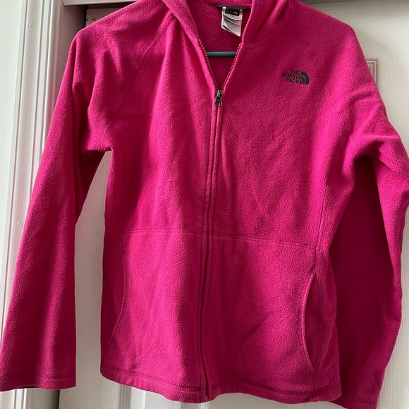 The North face girl’s size Large 14/16 fleece jacket - Picture 1 of 4